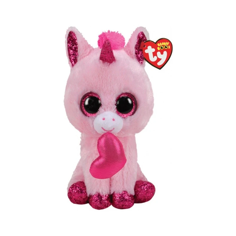 Ty Beanie Boos Unicorn Darling Pink Med - Ty