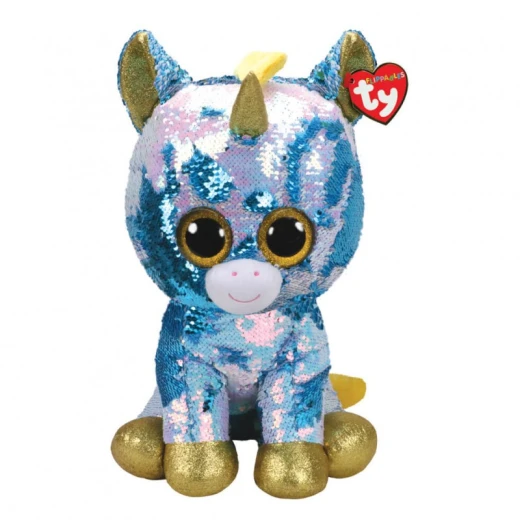 Ty Dazzle Blue Sequin Unicorn - Large Ty Dazzle Blue Sequin Unicorn - Large