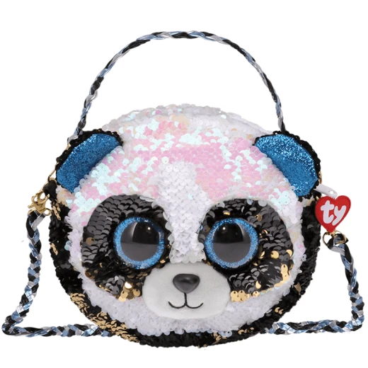 حقيبة Ty Beanie Boos Sequin Pares ، الباندا حقيبة Ty Beanie Boos Sequin Pares ، الباندا