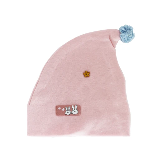 Newborn Baby Sleep Cap Cotton Baby Hat (Pink) Newborn Baby Sleep Cap Cotton Baby Hat (Pink)