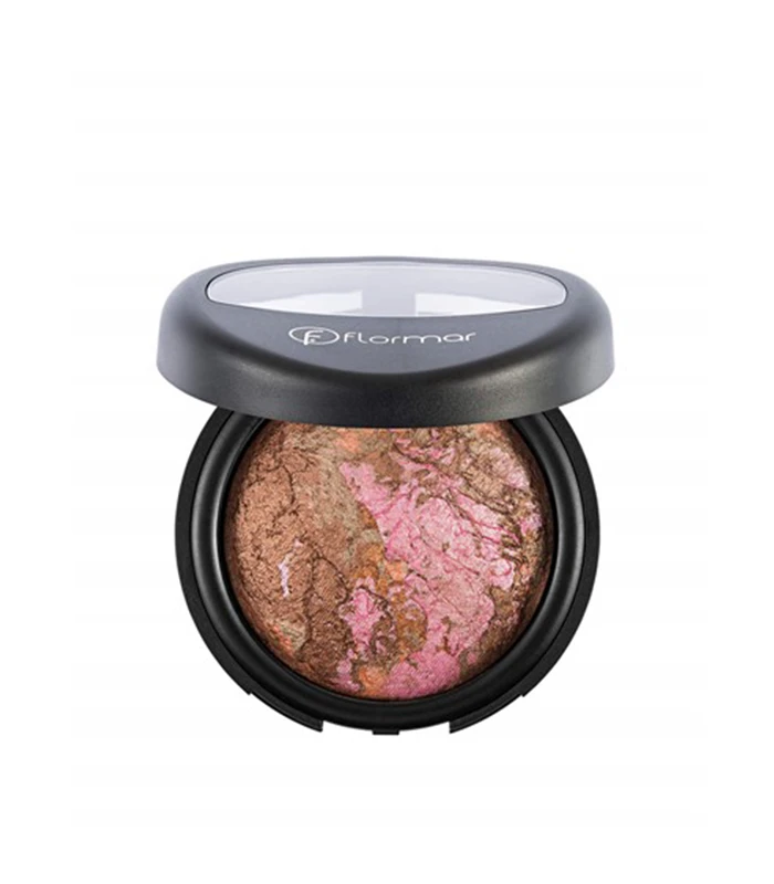 Flormar Baked Powder 25 Marble Pink Gold 9g - فلورمار