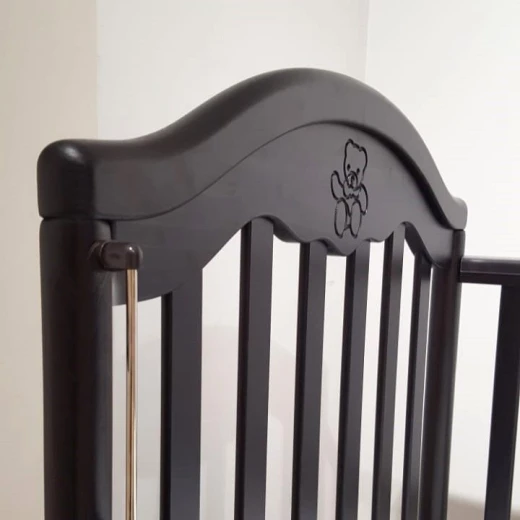 Lip Maja Baby Cot Wood Walnut 60X120cm - Lip - Image 2