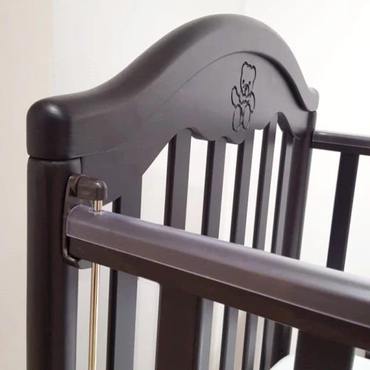 Lip Maja Baby Cot Wood Walnut 60X120cm - Lip - Image 3