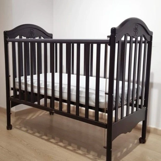 Lip Maja Baby Cot Wood Walnut 60X120cm - Lip - Image 4