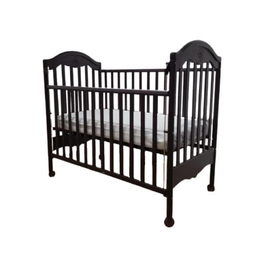 Lip Maja Baby Cot Wood Walnut 60X120cm Lip Maja Baby Cot Wood Walnut 60X120cm