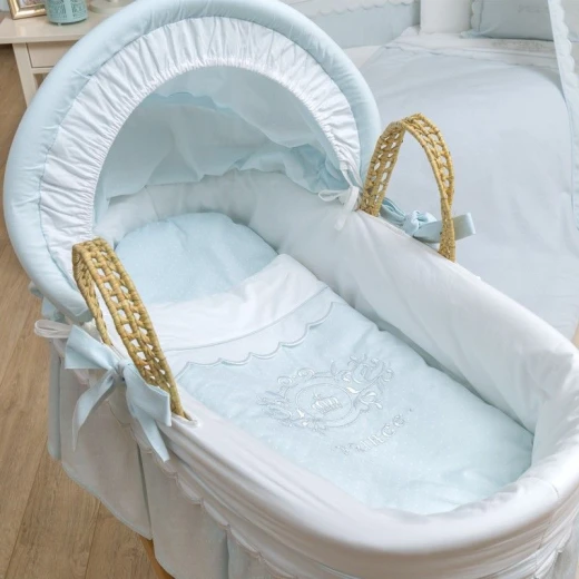Funna Moses Basket Prince - Blue - فونا بيبي - Image 2
