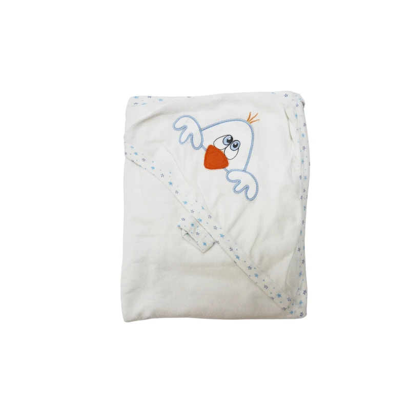 Mini Nana Hooded Towel, Blue Olaf