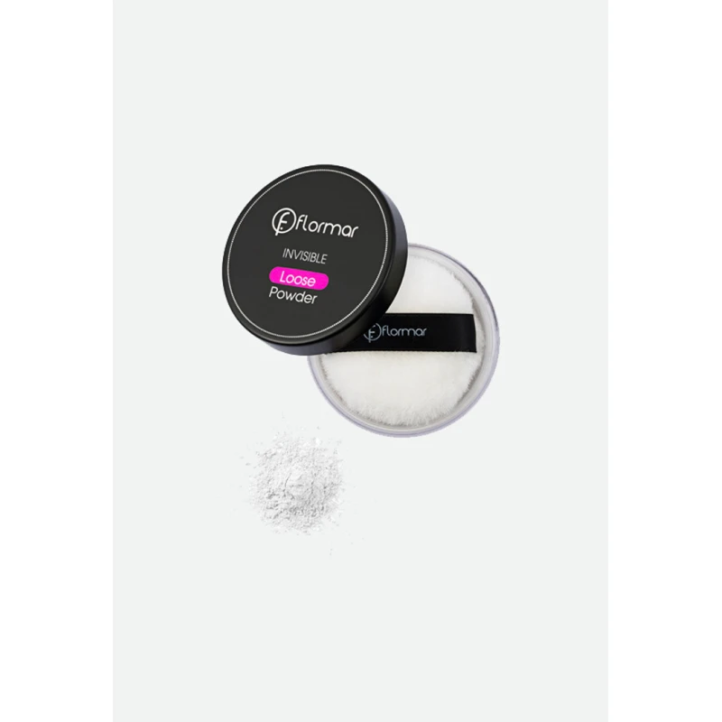 Flormar Invisible Loose Powder - White - فلورمار