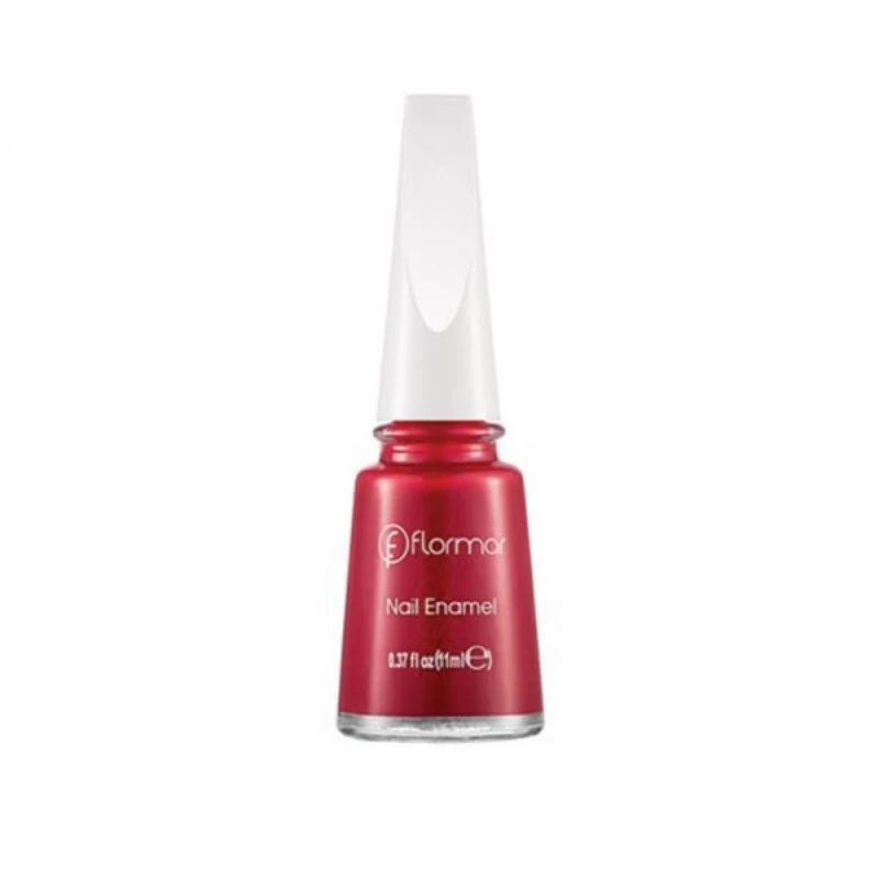 Flormar Polish Nail Enamel 048 Fiery Red - فلورمار