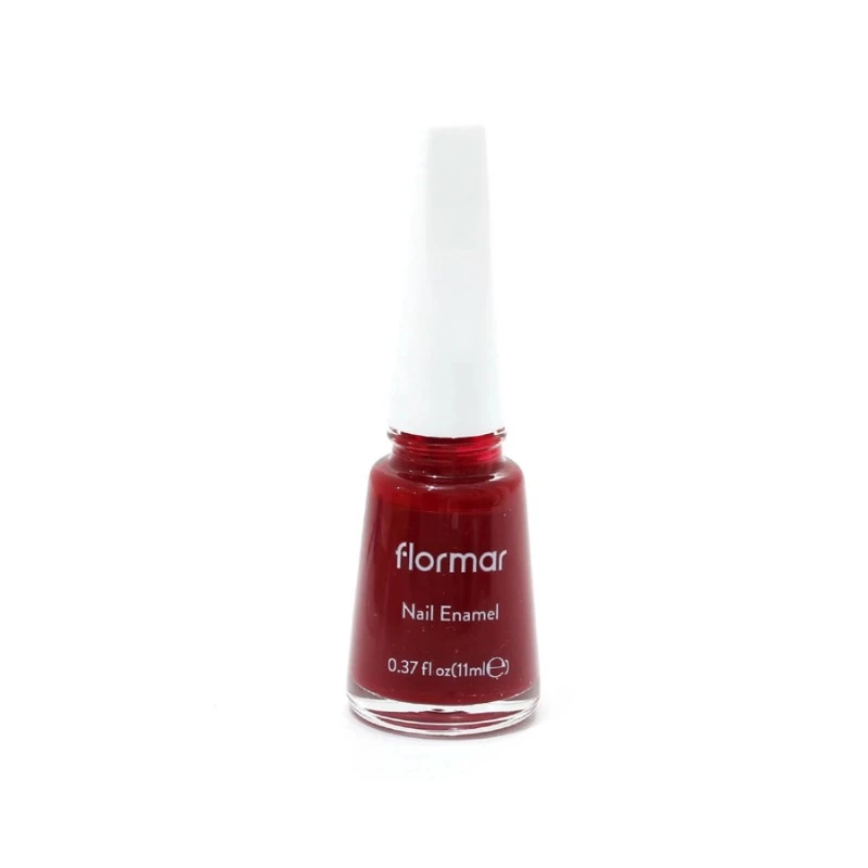 Flormar Polish Nail Enamel 128 Bordeaux scream - فلورمار