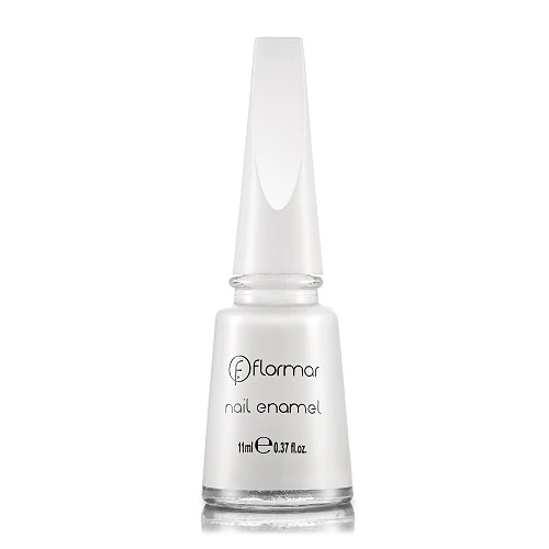 Flormar Nail Enamel 400 Bright white 11ml - فلورمار
