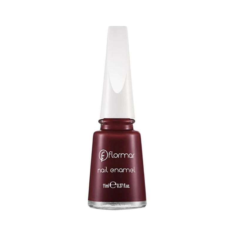 Flormar Nail Enamel 406 Dark Red 11ml - فلورمار