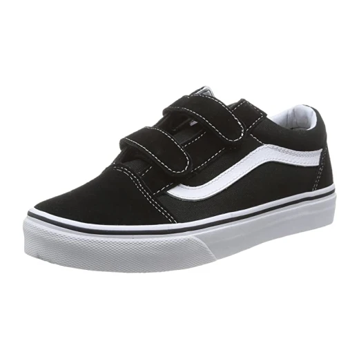 Vans UY Old Skool V Black/True White Suede Child , US 13