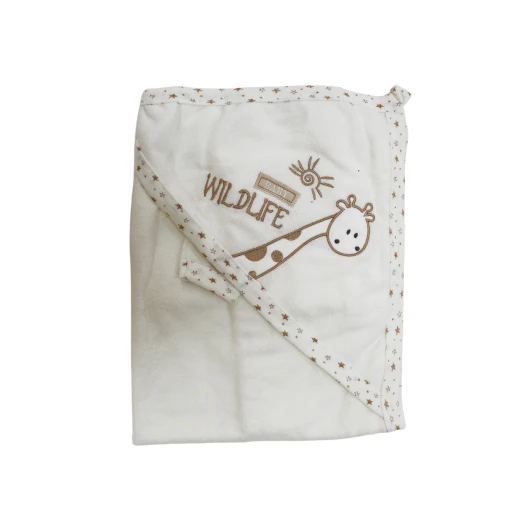 Mini Nana Hooded Towel, Gold Wild Life Mini Nana Hooded Towel, Gold Wild Life