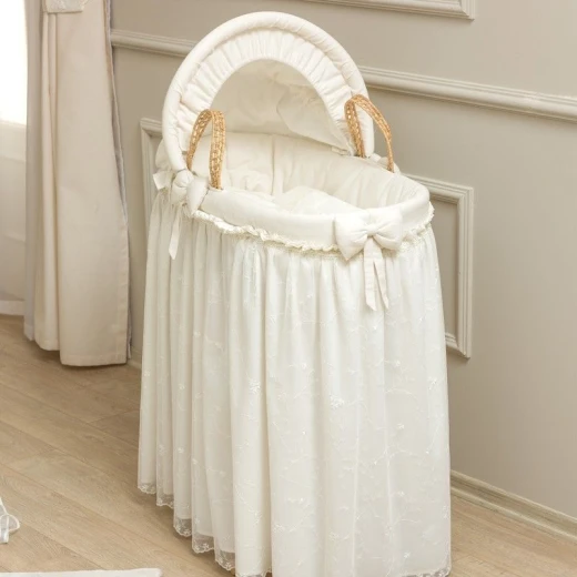 Funna Moses Basket Premium- Cream