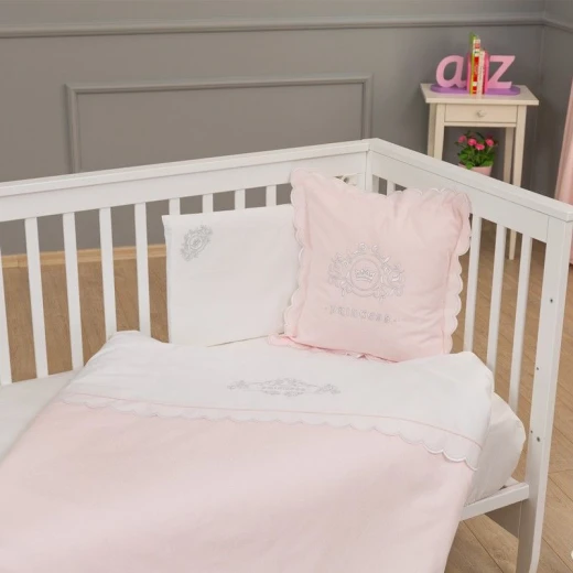 Funna Baby Bed Set 8pcs Princess, Pink, 70 X 140 cm - فونا بيبي - Image 2