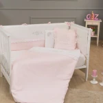 Funna Baby Bed Set 8pcs Princess, Pink, 70 X 140 cm - فونا بيبي
