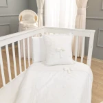 Funna Baby Bed Set 8pcs Premium, White, 70 X 140 cm - فونا بيبي