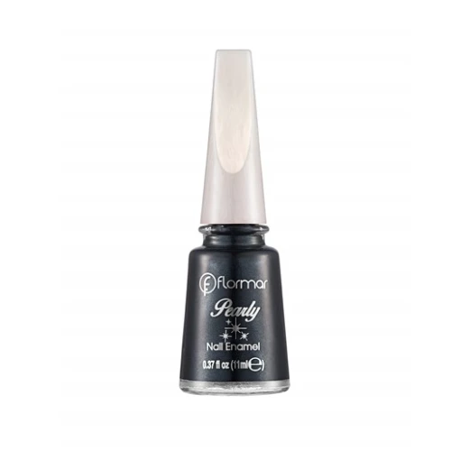 طلاء أظافر لؤلؤي من فلورمار PL399 Midnight Black طلاء أظافر لؤلؤي من فلورمار PL399 Midnight Black