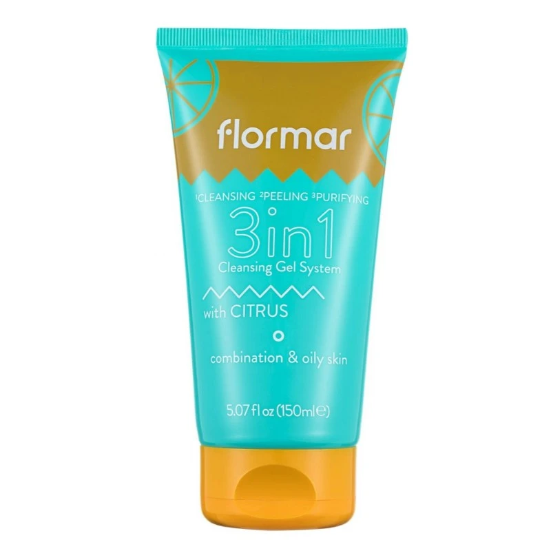 Flormar Cleansing Gel 3 In 1 With Citus For Combination And Oily Skin 150ml - فلورمار