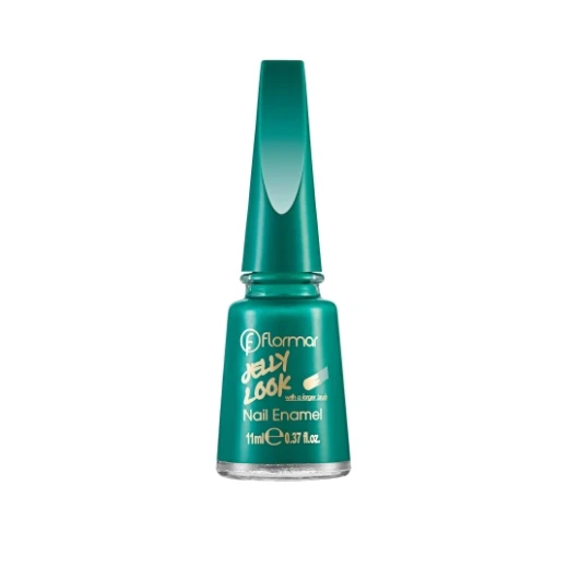 Flormar - Jelly Look Nail Enamel JL11 Palm Coast Teal Flormar - Jelly Look Nail Enamel JL11 Palm Coast Teal
