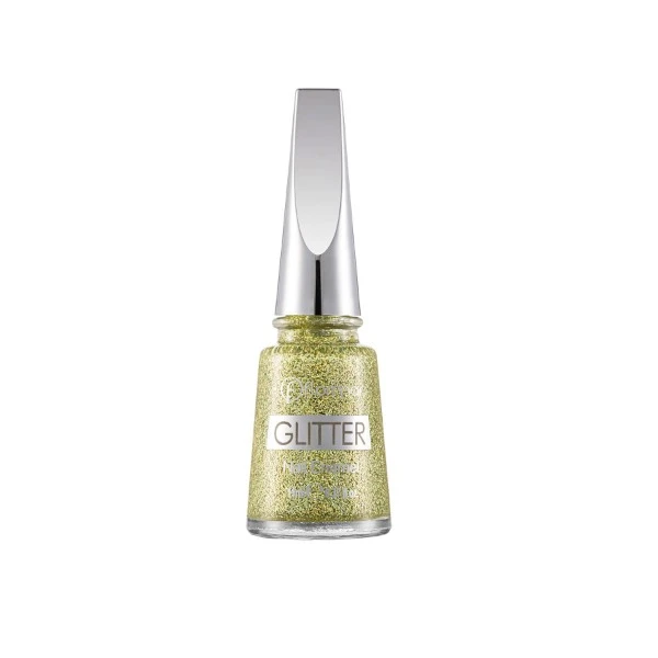 Flormar Glitter Nail Enamel GL04 Gold Rush 11ml - فلورمار