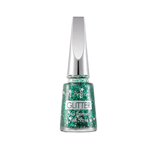 Flormar Glitter Nail Enamel Gl06 Emerald Dreams 11ml Flormar Glitter Nail Enamel Gl06 Emerald Dreams 11ml