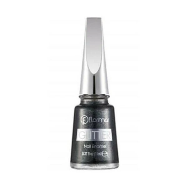 Flormar Glitter Nail Enamel Gl13 Ash Cloud 11ml - فلورمار