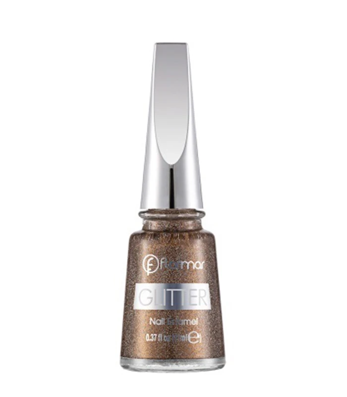 Flormar Glitter Nail Enamel GL16 Golden Orchid 11ml - فلورمار
