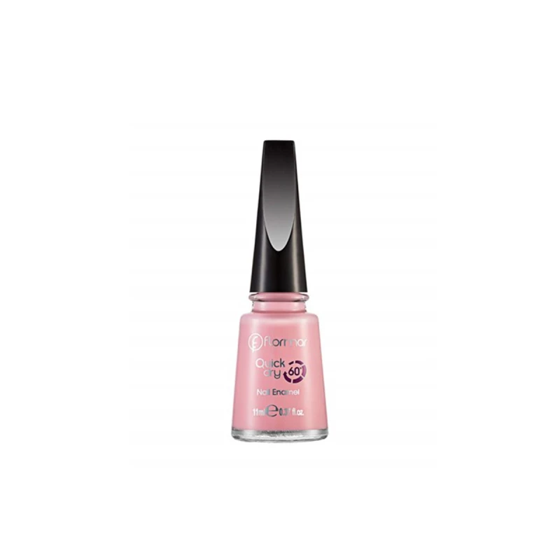 Flormar Quick Dry Nail Enamel QD02 Soft Pink 11ml - فلورمار