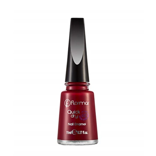 Flormar Quick Dry Nail Enamel QD06 Fiery Red 11ml Flormar Quick Dry Nail Enamel QD06 Fiery Red 11ml