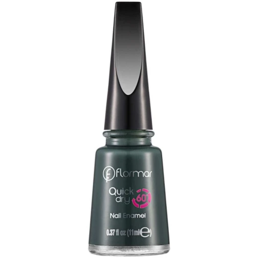 Flormar Quick Dry Nail Enamel Khaki Green 23 11ml Flormar Quick Dry Nail Enamel Khaki Green 23 11ml