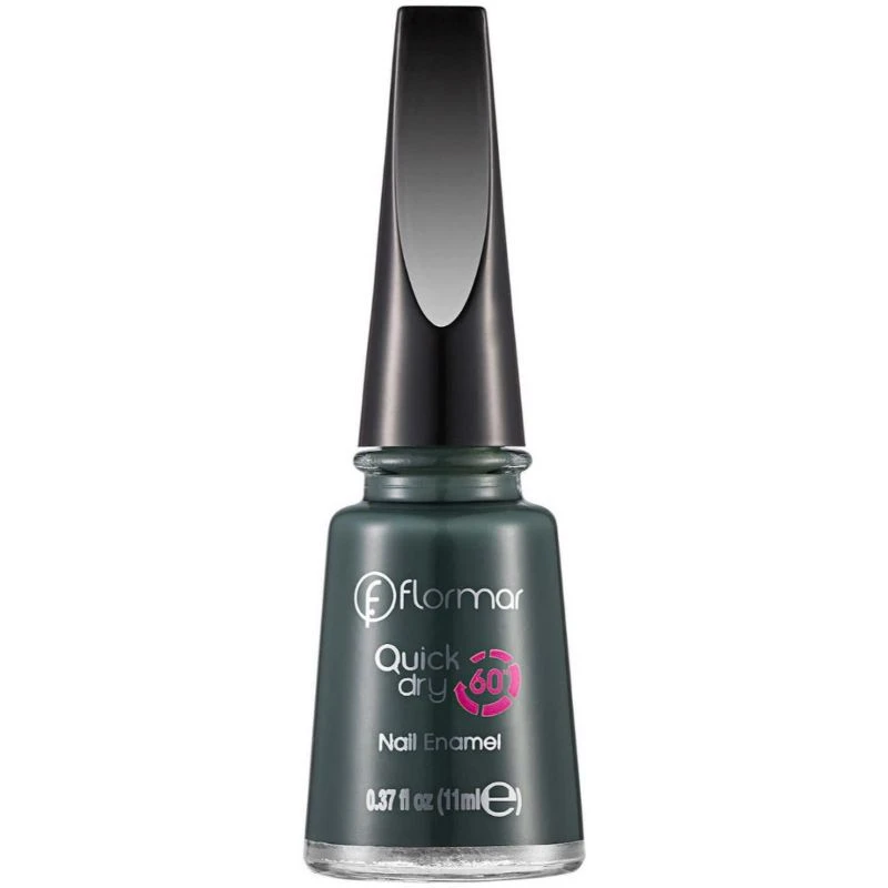 Flormar Quick Dry Nail Enamel Khaki Green 23 11ml - فلورمار