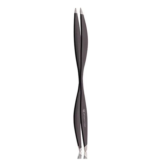 Floramr Face Duo Tweezer Black & Silver Floramr Face Duo Tweezer Black & Silver