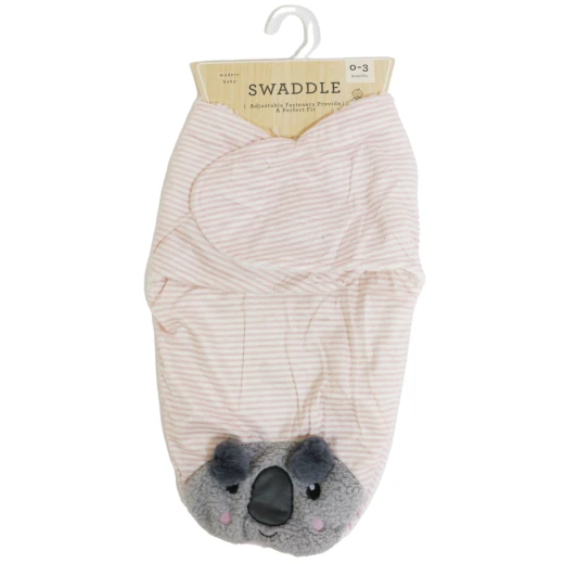 Modern Baby Soft Warm Swaddle w/adjustable fasteners lined w/soft Sherpa 0-3 M Modern Baby Soft Warm Swaddle w/adjustable fasteners lined w/soft Sherpa 0-3 M