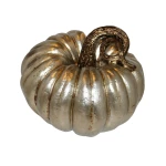 Elegant Pumpkin for Decoration, Silver, Medium