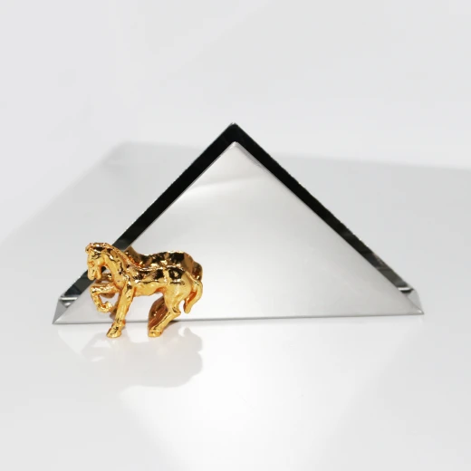Napkins Stainless Steel Holder with Horse Shape