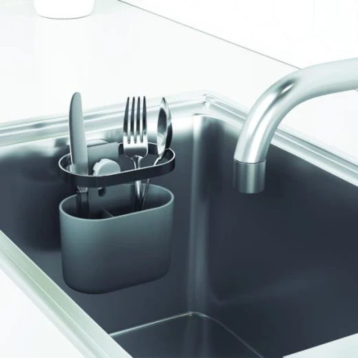 Umbra Holster Utensil Caddy, Charcoal Umbra Holster Utensil Caddy, Charcoal