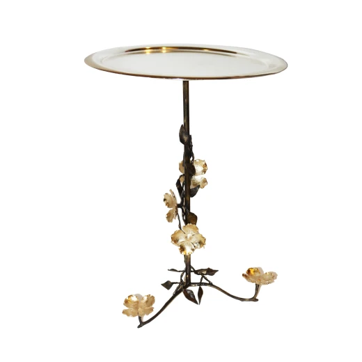 Silver Coated Serving Coffee Table Set - Image 2