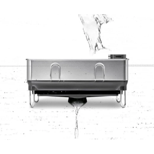 Simplehuman Steel Framedish Rack, Grey, Steel