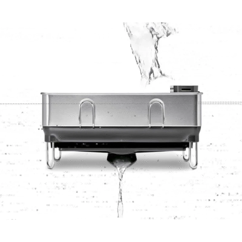Simplehuman Steel Framedish Rack, Grey, Steel - أومبرا