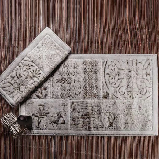 بساط حمام من نوفاهوم اسكتيم ، 70 × 120 سم ، رمادي بساط حمام من نوفاهوم اسكتيم ، 70 × 120 سم ، رمادي