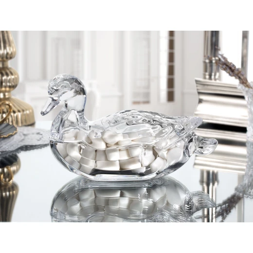 Madmae Coco Canard Glass Candy Bowl