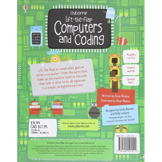 أزبورن كمبيوترات ومشفرات كتاب تعليمي تفاعلي للأطفال | مورد تعليمي للتكنولوجيا - يو إس بورن - Image 2