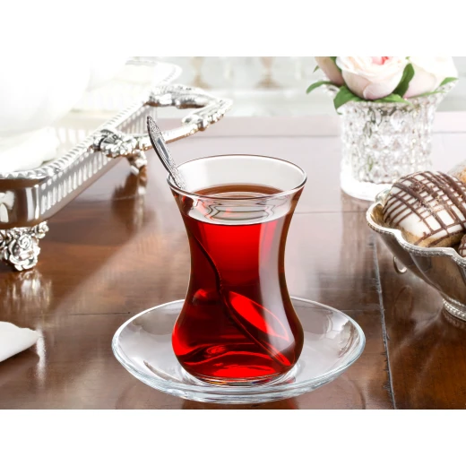 مدام كوكو - طقم أكواب شاي، سيليسي - 6 قطع مدام كوكو - طقم أكواب شاي، سيليسي - 6 قطع
