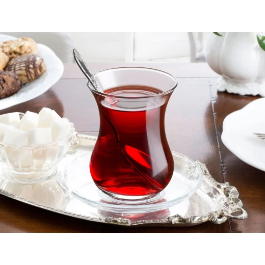 مدام كوكو - طقم أكواب شاي كلاريت - 6 قطع مدام كوكو - طقم أكواب شاي كلاريت - 6 قطع