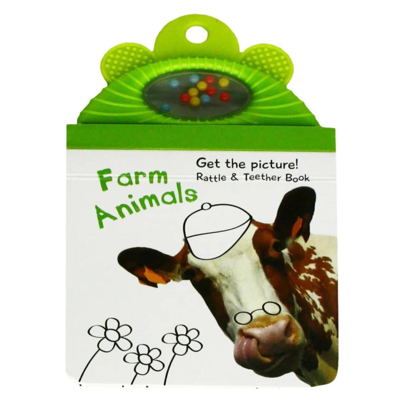 Yoyo Book, Baby Rattle Photo Book: Farm animals - كتب يويو