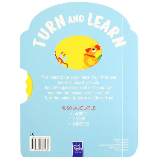 Yoyo Book,Turn to Learn: الحيوانات - كتب يويو - Image 3