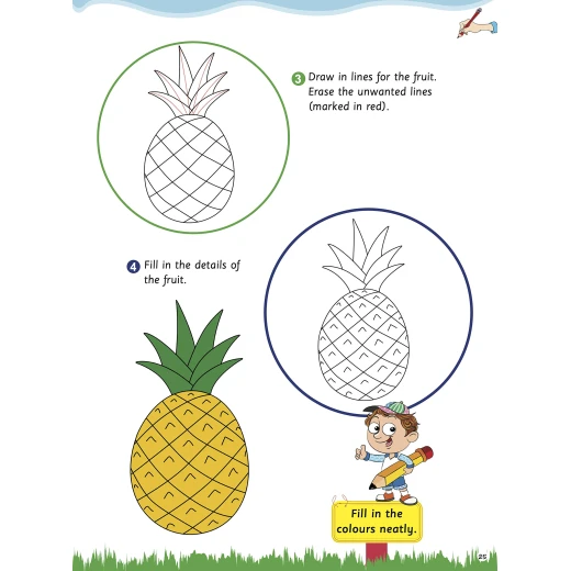 OM Kids- How to Draw Fruits - او ام - Image 3