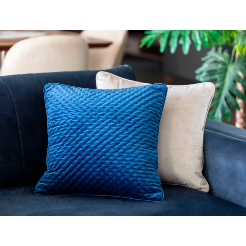 Madame Coco - Charlot Cushion Cover, Indigo - مدام كوكو